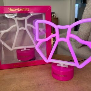 Juicy Couture Pink Neon Bow Light